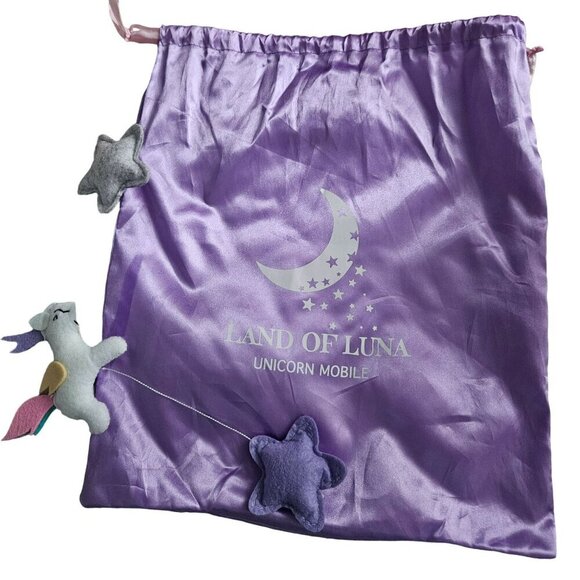 Land Of‎ Luna Unicorn Mobile Nursery Decor Stars Clouds Purple Plushy Celestial - Picture 7 of 9
